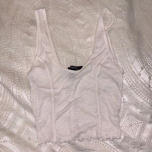 White Crop Top